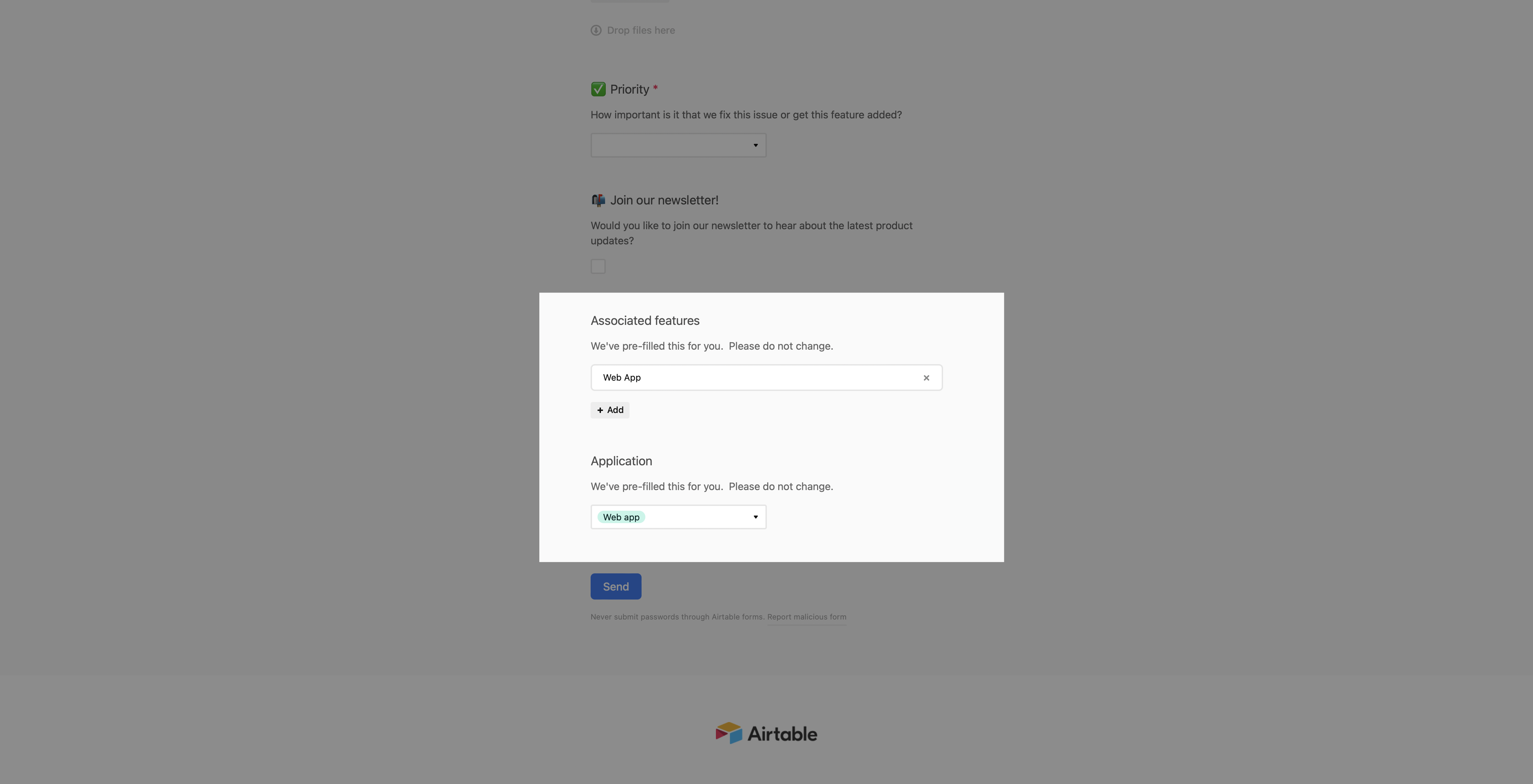 How To Hide Pre filled Fields Using Airtable Forms